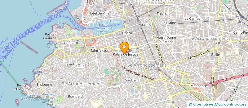 localisation de l'entreprise SCI SAINT JACQUES à MARSEILLE