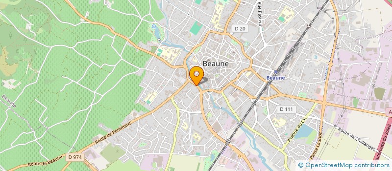 localisation de l'entreprise SCI SAINT JACQUES à BEAUNE