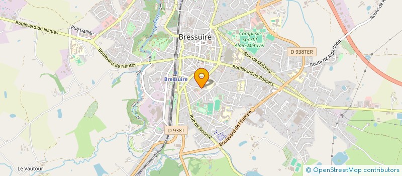 localisation de l'entreprise SCI SAINT JACQUES  BRESSUIRE