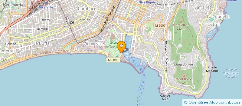 localisation de l'entreprise SCI SAINT JACQUES à NICE