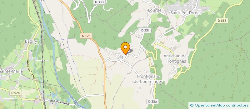 localisation de l'entreprise SCI SAINT JACQUES  SAINT-BERTRAND-DE-COMMINGES