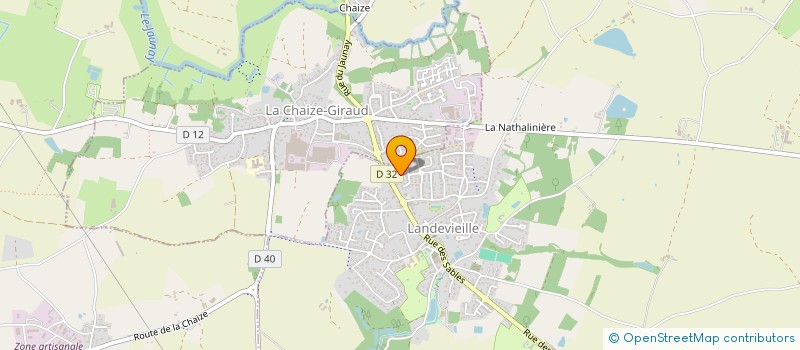 localisation de l'entreprise SCI SAINT-JACQUES à LANDEVIEILLE