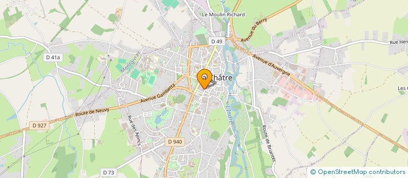 localisation de l'entreprise SCI SAINT JACQUES à LA CHATRE