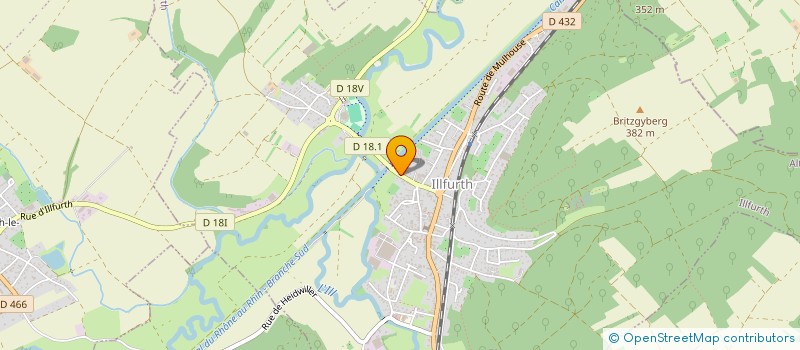 localisation de l'entreprise SCI SAINT JACQUES  ILLFURTH