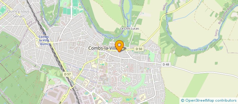 localisation de l'entreprise SCI SAINT JACQUES  COMBS-LA-VILLE