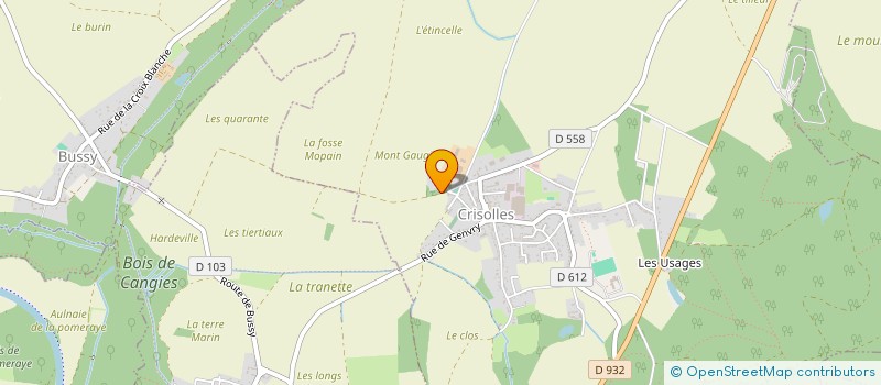 localisation de l'entreprise SCI SAINT-JACQUES  CRISOLLES