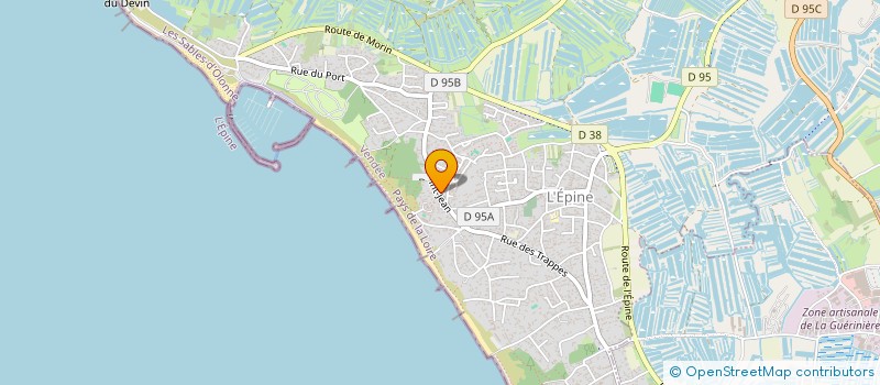 localisation de l'entreprise SCI SAINT JACQUES  L'EPINE