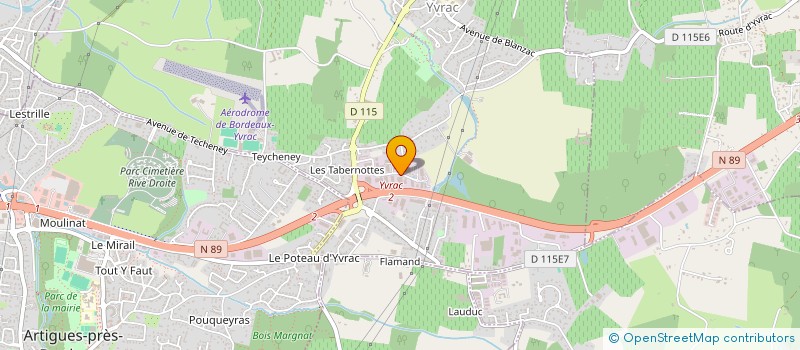 localisation de l'entreprise SCI SAINT-JACQUES  YVRAC