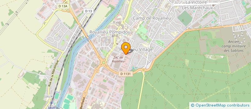 localisation de l'entreprise SCI SAINT JACQUES  COMPIEGNE