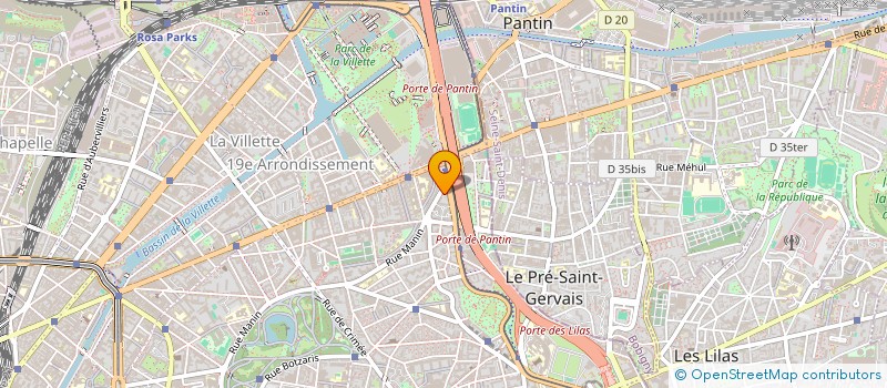 localisation de l'entreprise SCI SAINT-JACQUES  PARIS