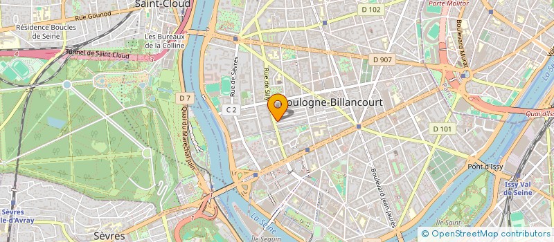 localisation de l'entreprise SCI SAINT JACQUES LA JANAIS à BOULOGNE-BILLANCOURT