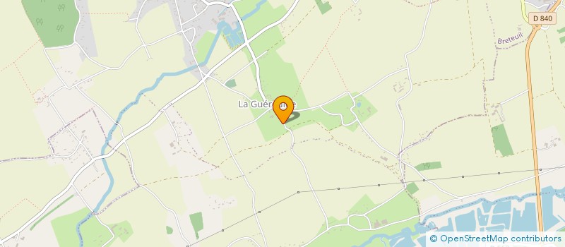 localisation de l'entreprise SCI SAINT JAMES  LES BAUX DE BRETEUIL