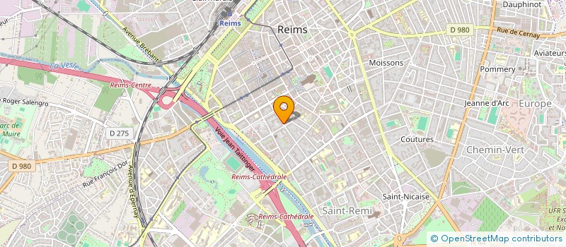 localisation de l'entreprise SCI SAINT JAMES  REIMS