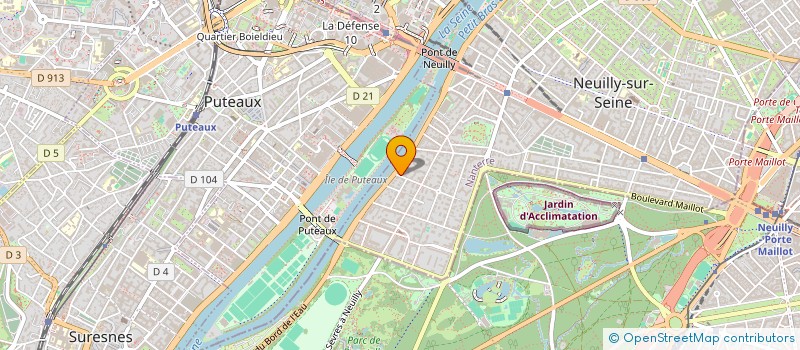 localisation de l'entreprise SCI SAINT JAMES à NEUILLY-SUR-SEINE