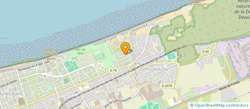 localisation de l'entreprise SCI SAINT JEAN à DUNKERQUE