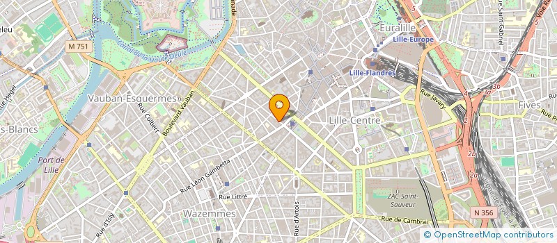 localisation de l'entreprise SCI SAINT JEAN  LILLE