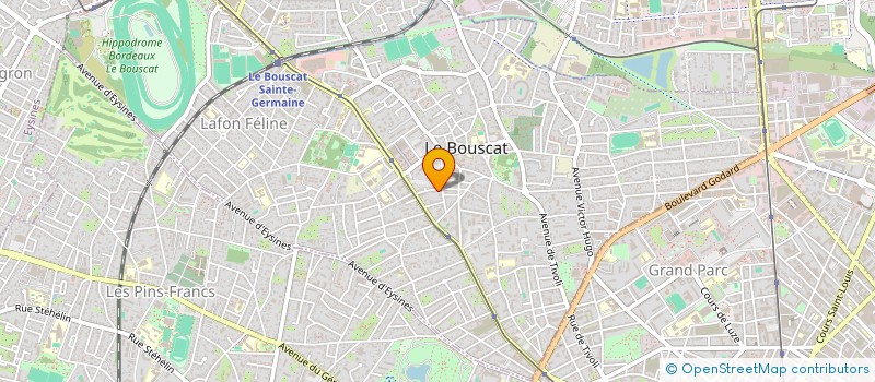 localisation de l'entreprise SCI SAINT JEAN  LE BOUSCAT