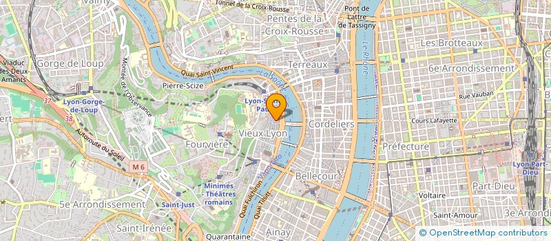 localisation de l'entreprise SCI SAINT JEAN  LYON