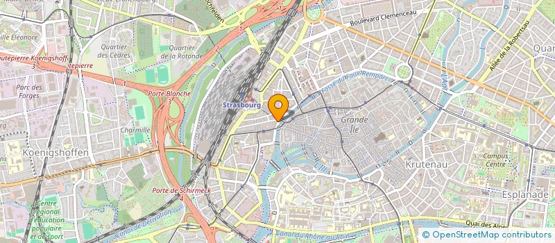 localisation de l'entreprise SCI SAINT JEAN à STRASBOURG