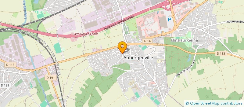 localisation de l'entreprise SCI SAINT JEAN  AUBERGENVILLE