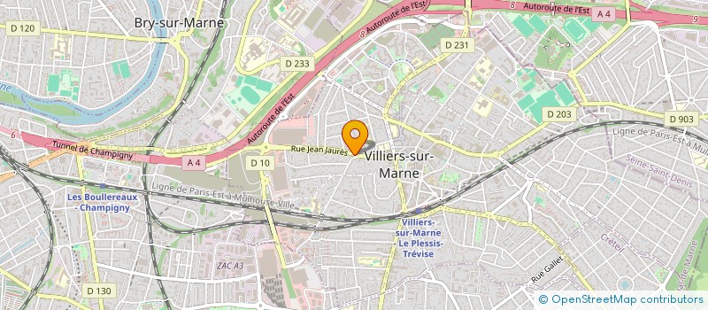 localisation de l'entreprise SCI SAINT-JEAN  VILLIERS-SUR-MARNE