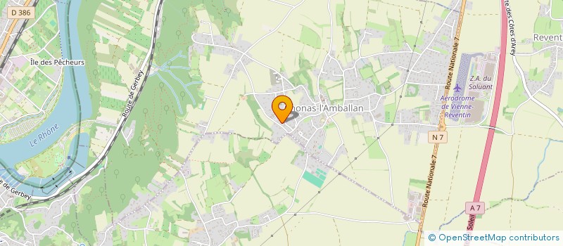 localisation de l'entreprise SCI SAINT JEAN  CHONAS L'AMBALLAN