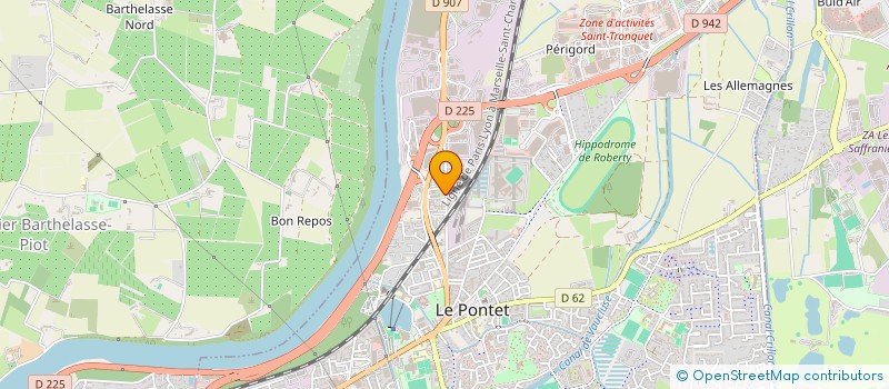 localisation de l'entreprise SCI SAINT JEAN  LE PONTET