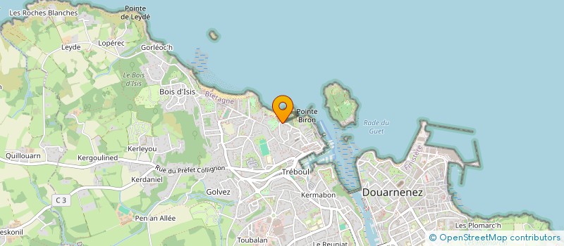 localisation de l'entreprise SCI SAINT JEAN  DOUARNENEZ