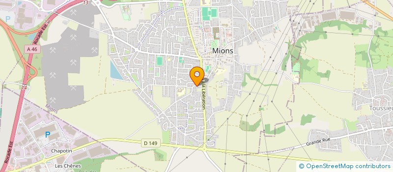 localisation de l'entreprise SCI SAINT JEAN  MIONS