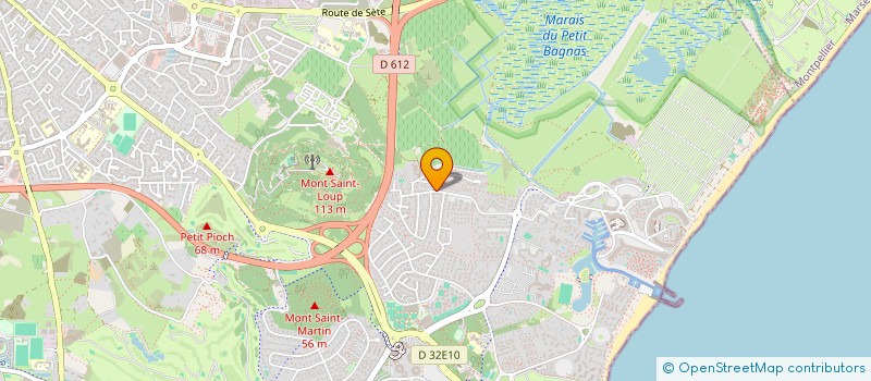 localisation de l'entreprise SCI SAINT JEAN  AGDE