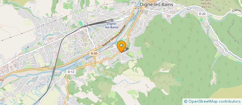 localisation de l'entreprise SCI SAINT JEAN à DIGNE-LES-BAINS
