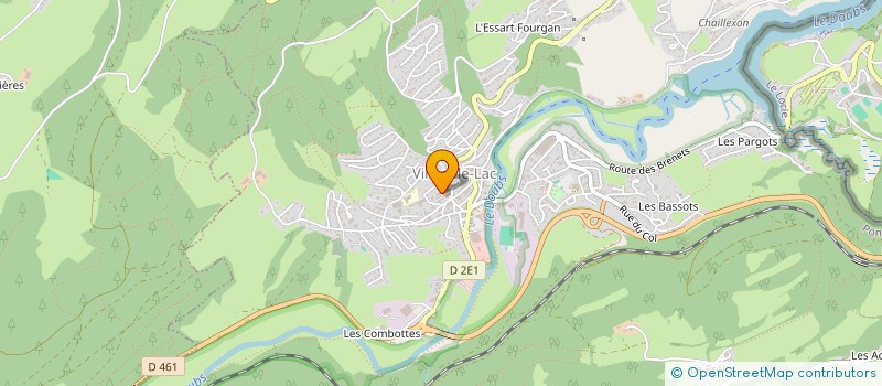 localisation de l'entreprise SCI SAINT JEAN  VILLERS-LE-LAC