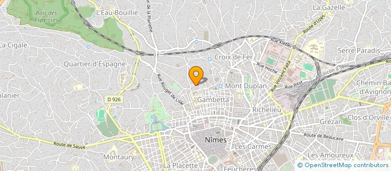 localisation de l'entreprise SCI SAINT JEAN  NIMES