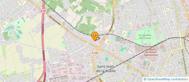 localisation de l'entreprise SCI SAINT JEAN à ST JEAN DE LA RUELLE