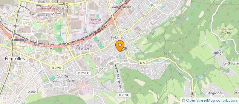 localisation de l'entreprise SCI SAINT JEAN  EYBENS