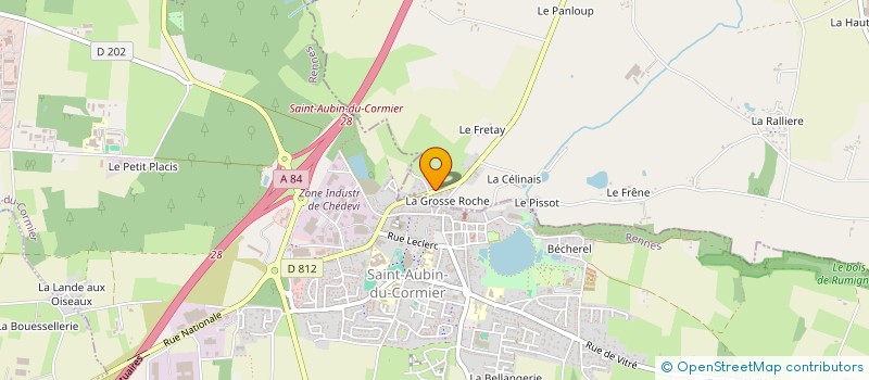 localisation de l'entreprise SCI SAINT JEAN  RIVES-DU-COUESNON