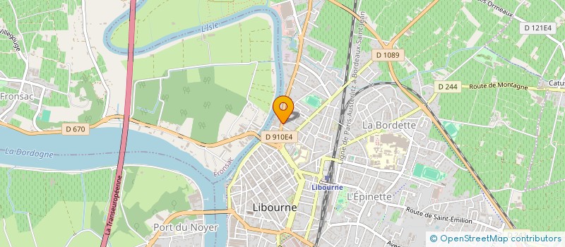 localisation de l'entreprise SCI SAINT JEAN  LIBOURNE