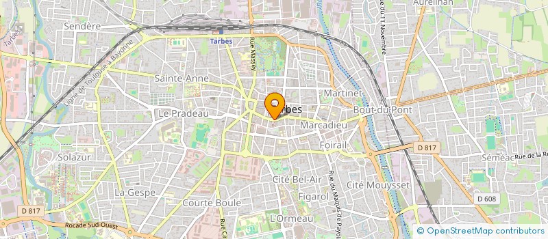 localisation de l'entreprise SCI SAINT JEAN  TARBES