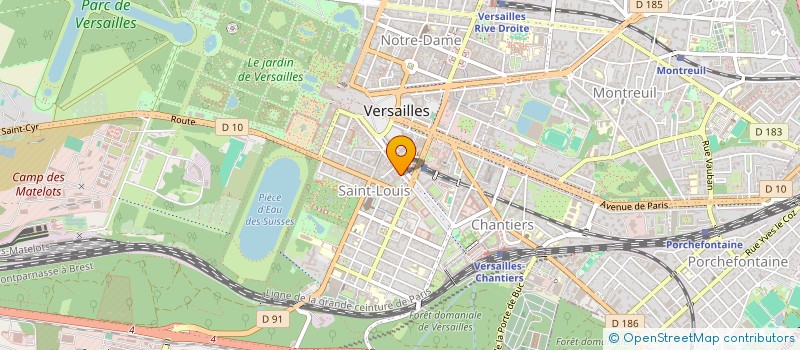 localisation de l'entreprise SCI SAINT JEAN à VERSAILLES