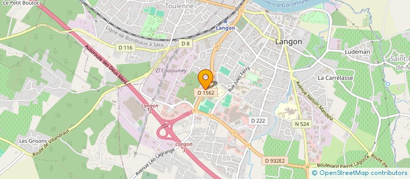 localisation de l'entreprise SCI SAINT-JEAN à GUJAN-MESTRAS