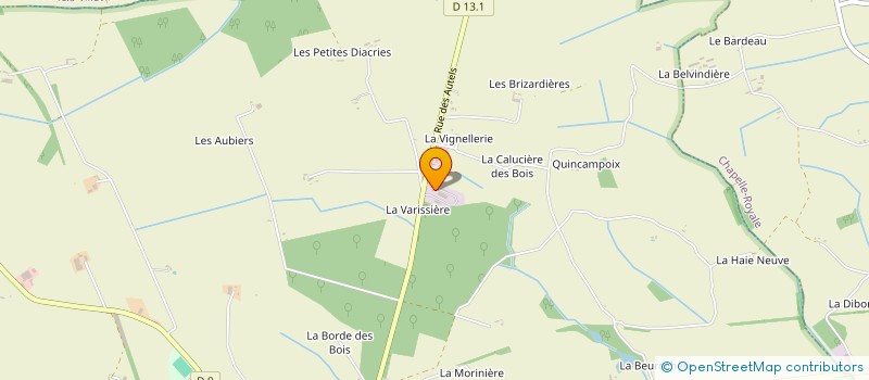 localisation de l'entreprise SCI SAINT JEAN à LA BAZOCHE-GOUET