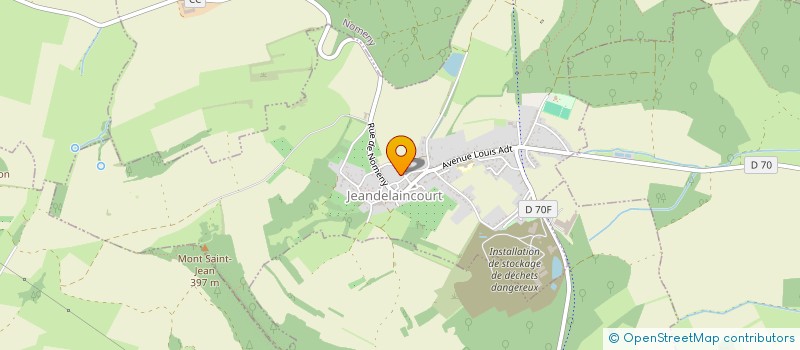 localisation de l'entreprise SCI SAINT JEAN  JEANDELAINCOURT