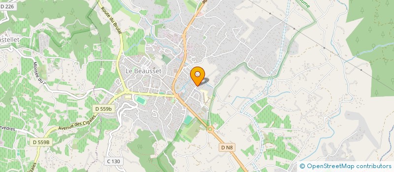 localisation de l'entreprise SCI SAINT JEAN  LE BEAUSSET