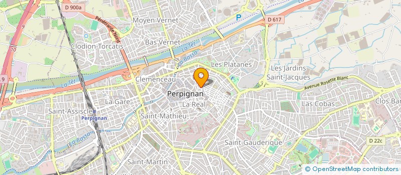 localisation de l'entreprise SCI SAINT JEAN  PERPIGNAN