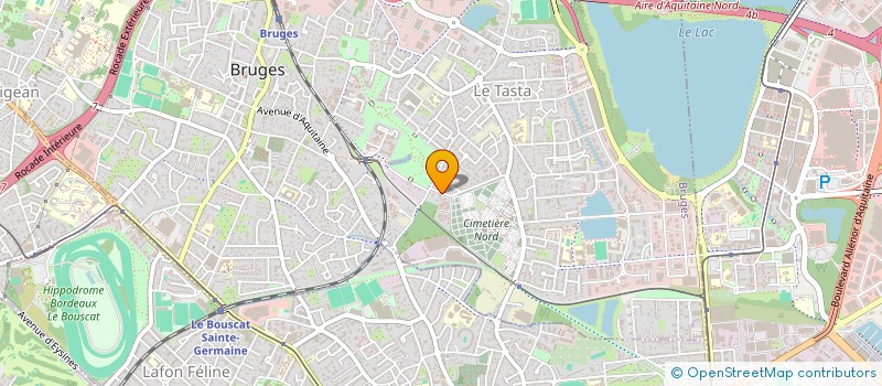 localisation de l'entreprise SCI SAINT JEAN  BRUGES