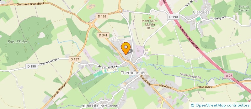 localisation de l'entreprise SCI SAINT JEAN  THEROUANNE