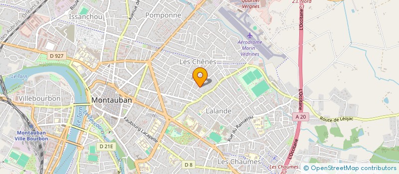 localisation de l'entreprise SCI SAINT JEAN  MONTAUBAN