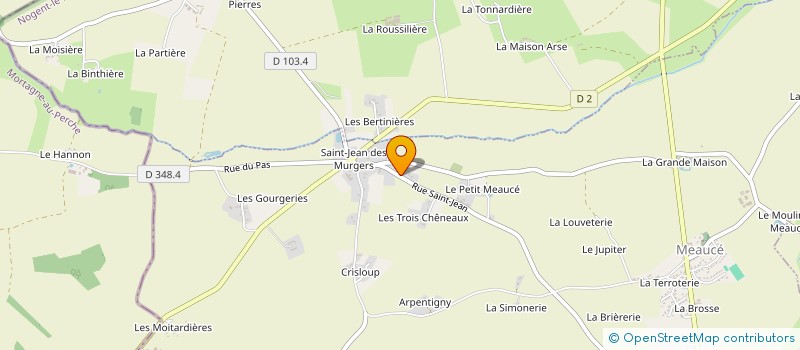 localisation de l'entreprise SCI SAINT JEAN à MEAUCE