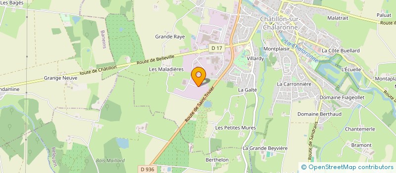 localisation de l'entreprise SCI SAINT JEAN  CHATILLON-SUR-CHALARONNE