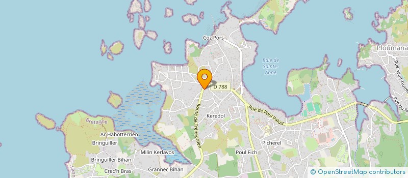 localisation de l'entreprise SCI SAINT JEAN  TREGASTEL